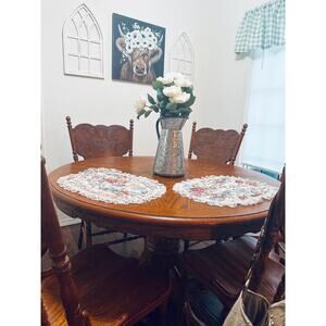 Cottage Core Vintage Floral Lace Place Mats (2)